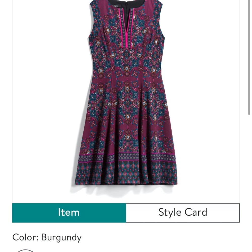 Stitch Fix Adorne Scarlet Scuba Dress